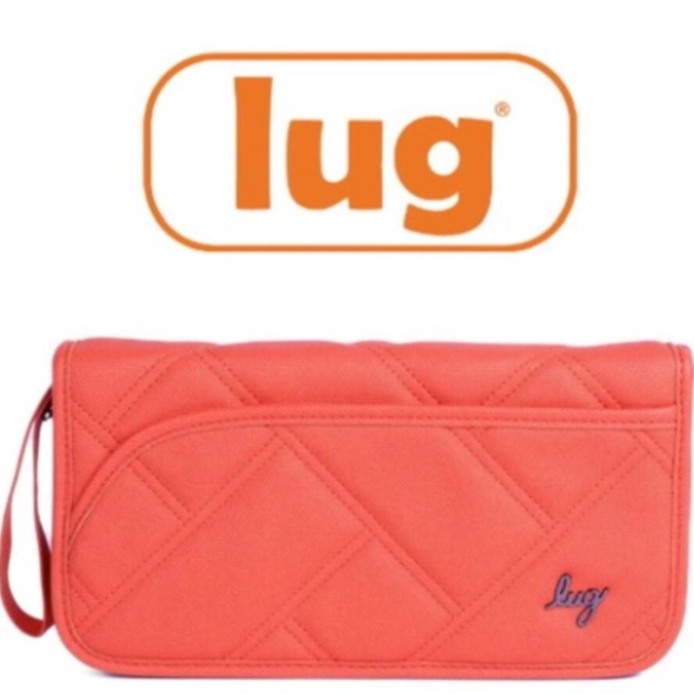 Lug Tango Matte Luxe VL Travel RFID Wallet -PAPAYA